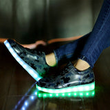 Led shoes women casual shoes 2016 fashion all-match women shoes