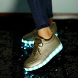 Led shoes women casual shoes 2016 fashion all-match women shoes